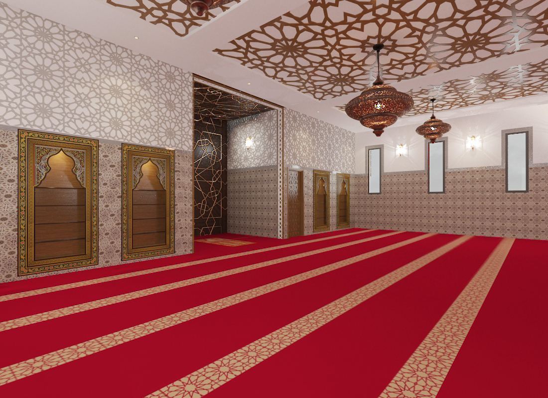 Mosquée – Architecte d’intérieur au Maroc – Aménagement et design intérieur d’espace religieux moderne et fonctionnel