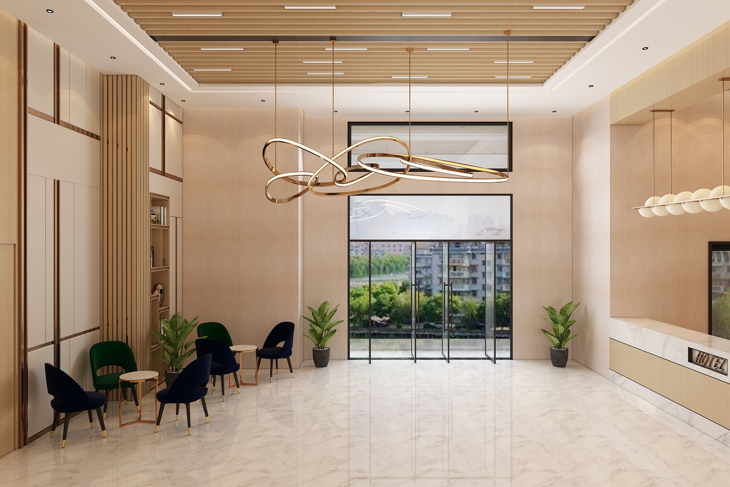 Hôtel Azilal – Architecte d’intérieur à Casablanca – Aménagement et design intérieur d’hôtel moderne et confortable