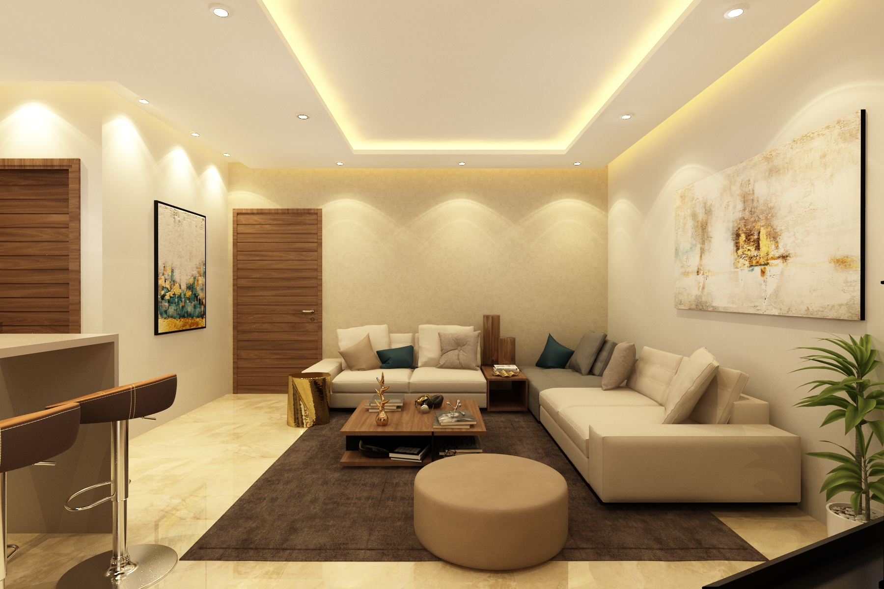 Immeuble Youssef Alaoui – Architecte d’intérieur à Casablanca – Conception et aménagement intérieur d’immeuble moderne et fonctionnel