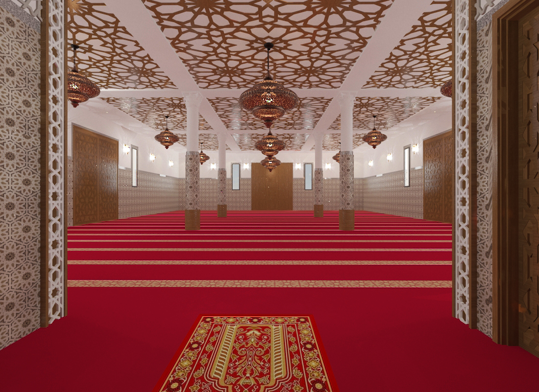 Mosquée – Architecte d’intérieur au Maroc – Aménagement et design intérieur d’espace religieux moderne et fonctionnel