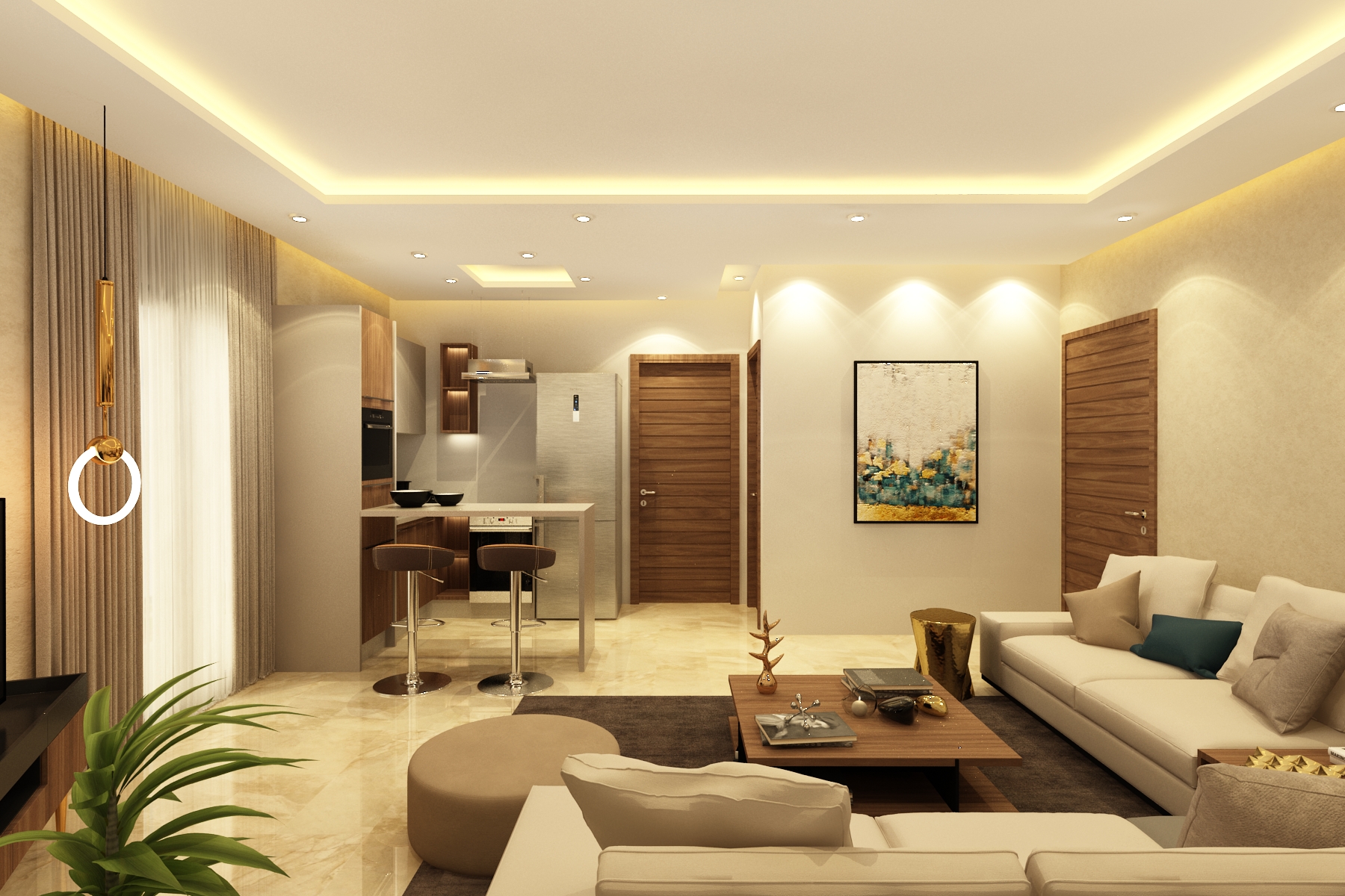 Immeuble Youssef Alaoui – Architecte d’intérieur à Casablanca – Conception et aménagement intérieur d’immeuble moderne et fonctionnel