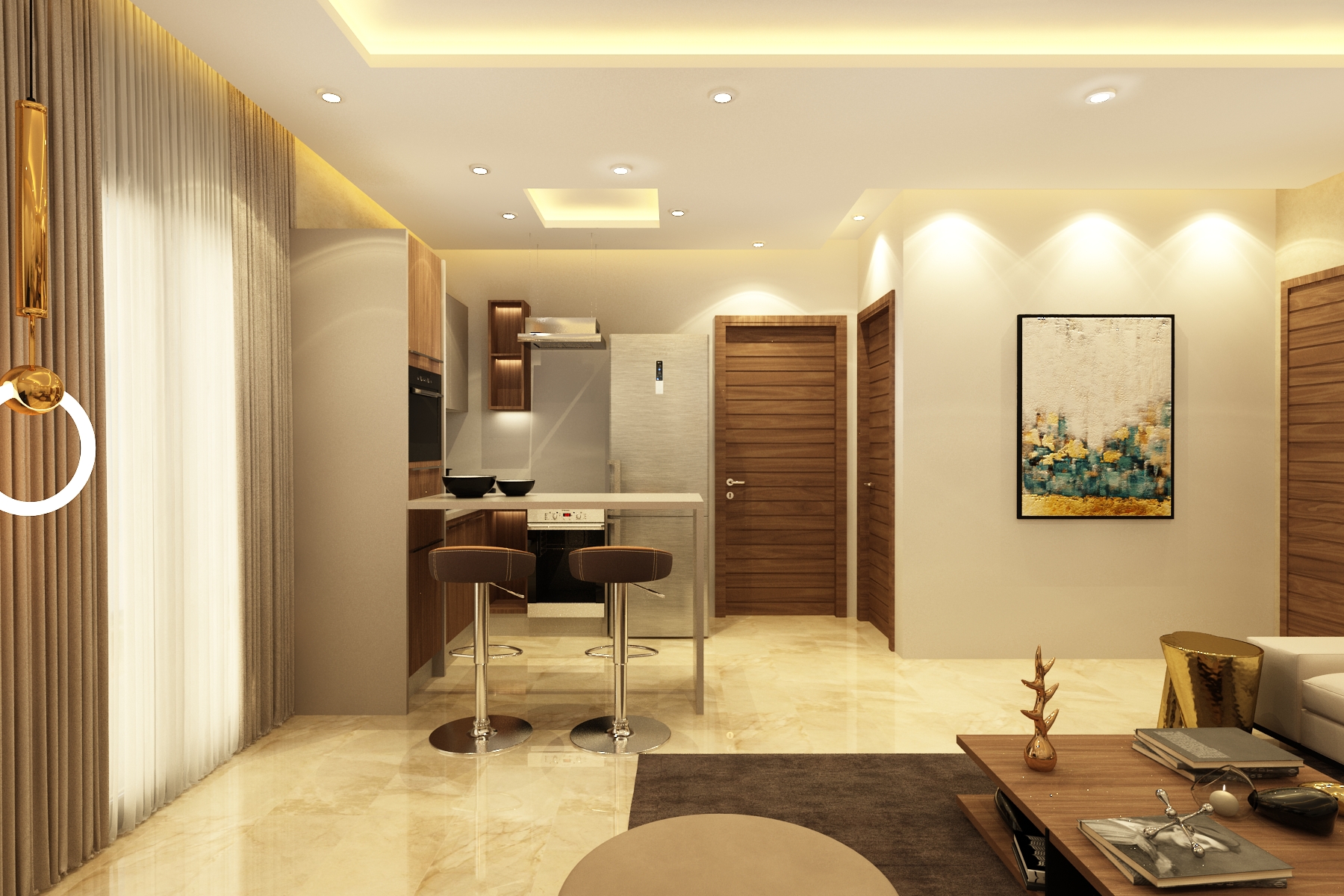 Immeuble Youssef Alaoui – Architecte d’intérieur à Casablanca – Conception et aménagement intérieur d’immeuble moderne et fonctionnel