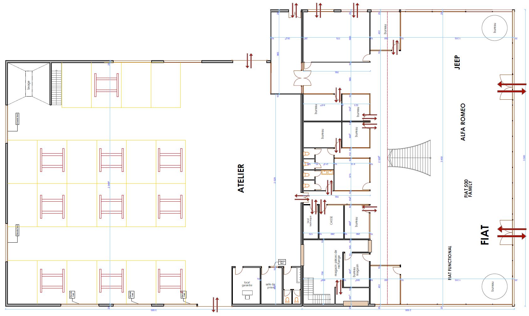 FCA – Architecte d’intérieur à Casablanca – Aménagement et design intérieur d’espace professionnel moderne et fonctionnel