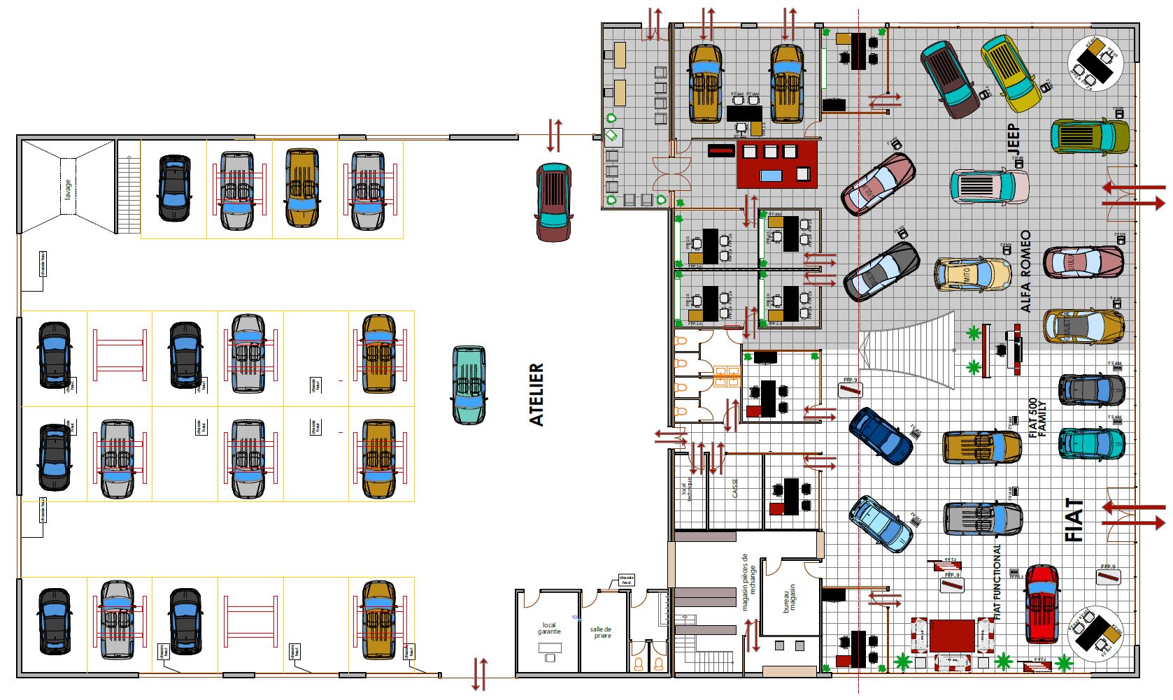 FCA – Architecte d’intérieur à Casablanca – Aménagement et design intérieur d’espace professionnel moderne et fonctionnel