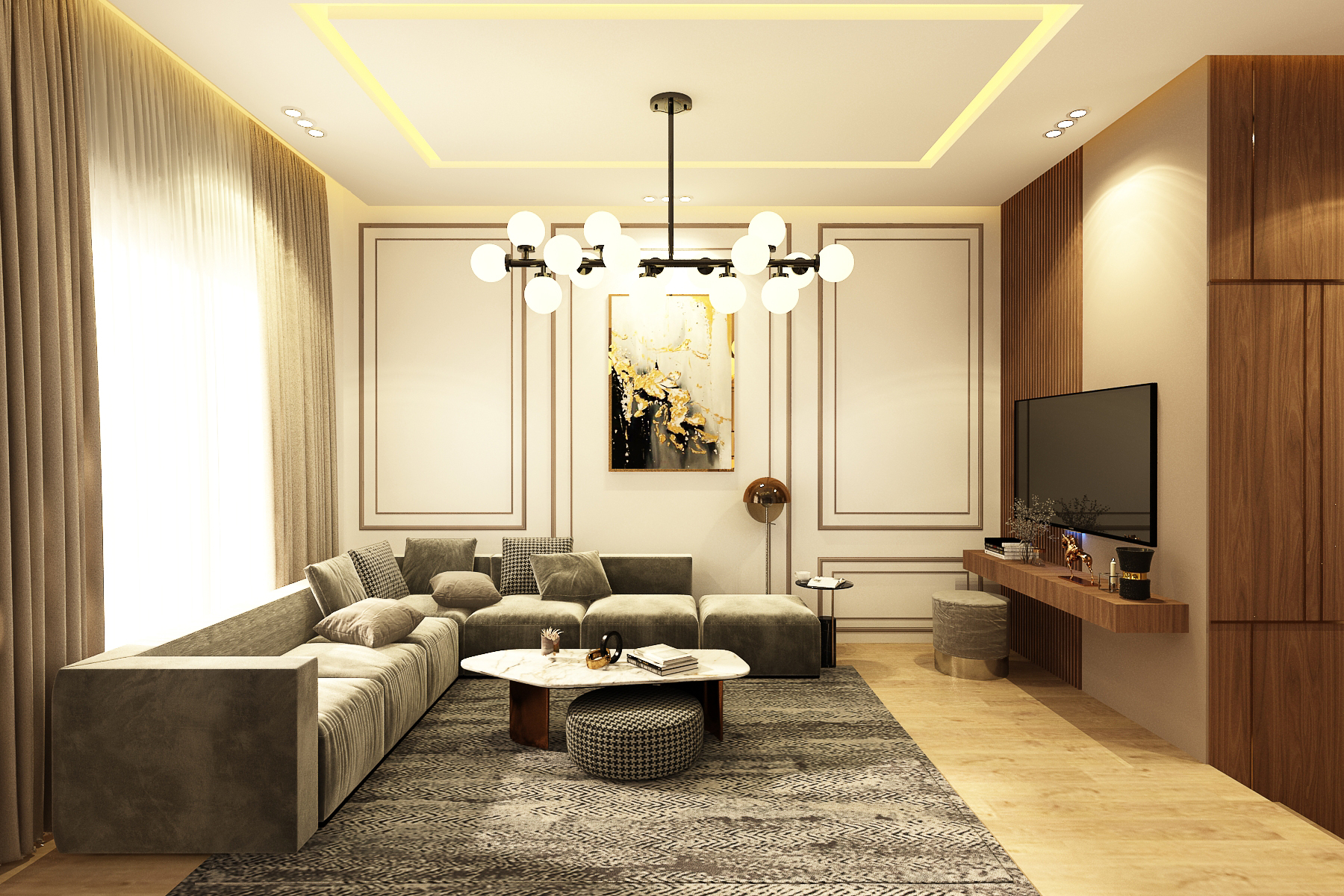 Villa Asmaa – Architecte d’intérieur à Casablanca – Aménagement et design intérieur résidentiel moderne et élégant