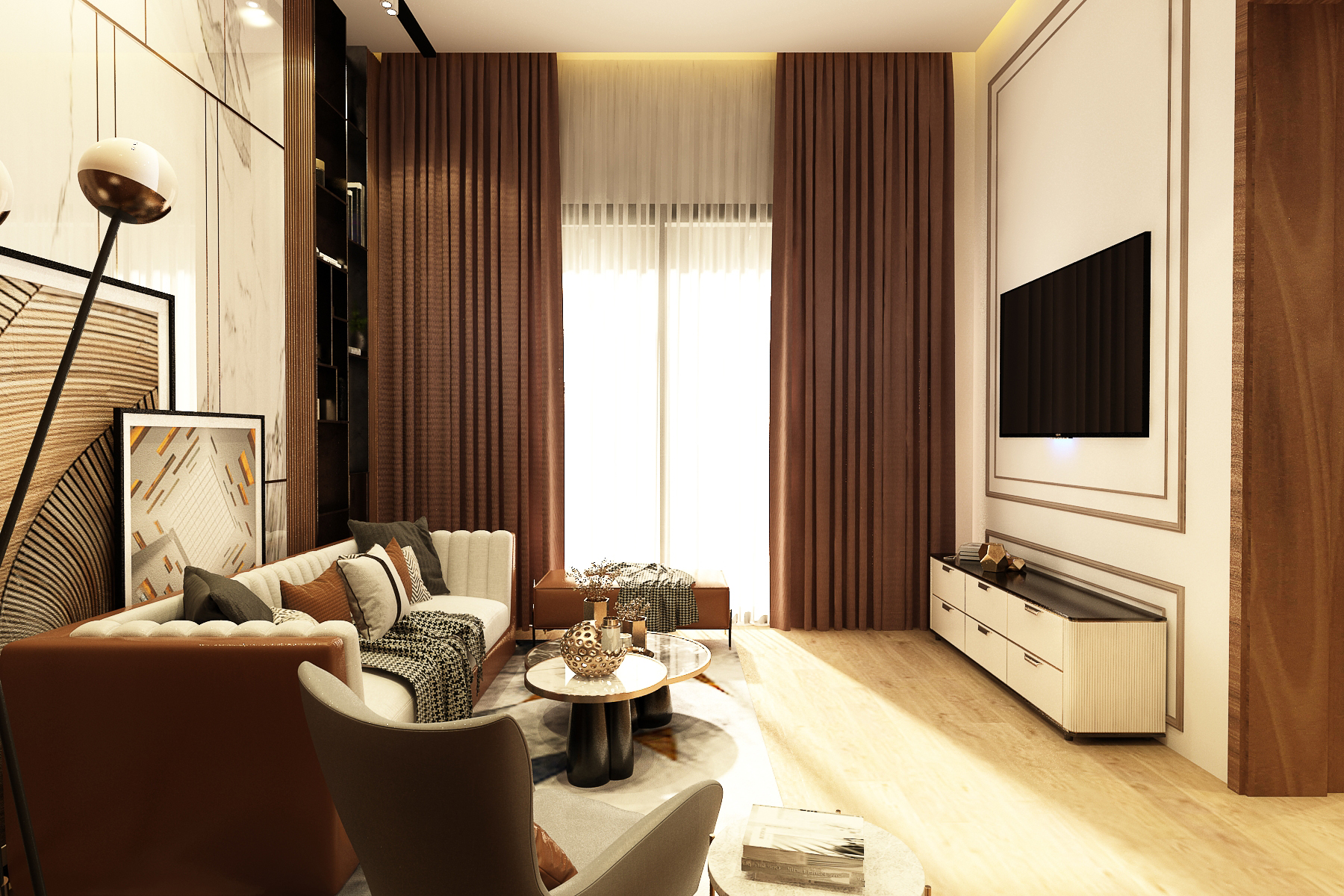 Villa Asmaa – Architecte d’intérieur à Casablanca – Aménagement et design intérieur résidentiel moderne et élégant