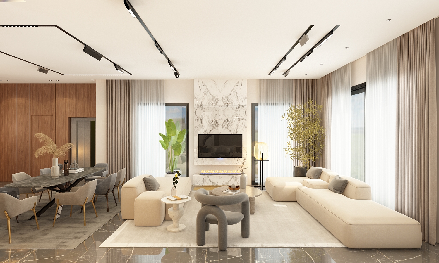 Villa Mamoun – Architecte d’intérieur à Casablanca – Aménagement et design intérieur résidentiel moderne et élégant