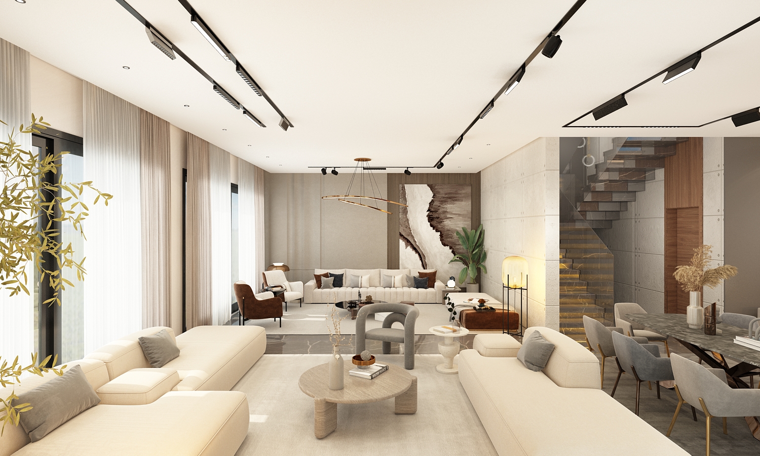 Villa Mamoun – Architecte d’intérieur à Casablanca – Aménagement et design intérieur résidentiel moderne et élégant