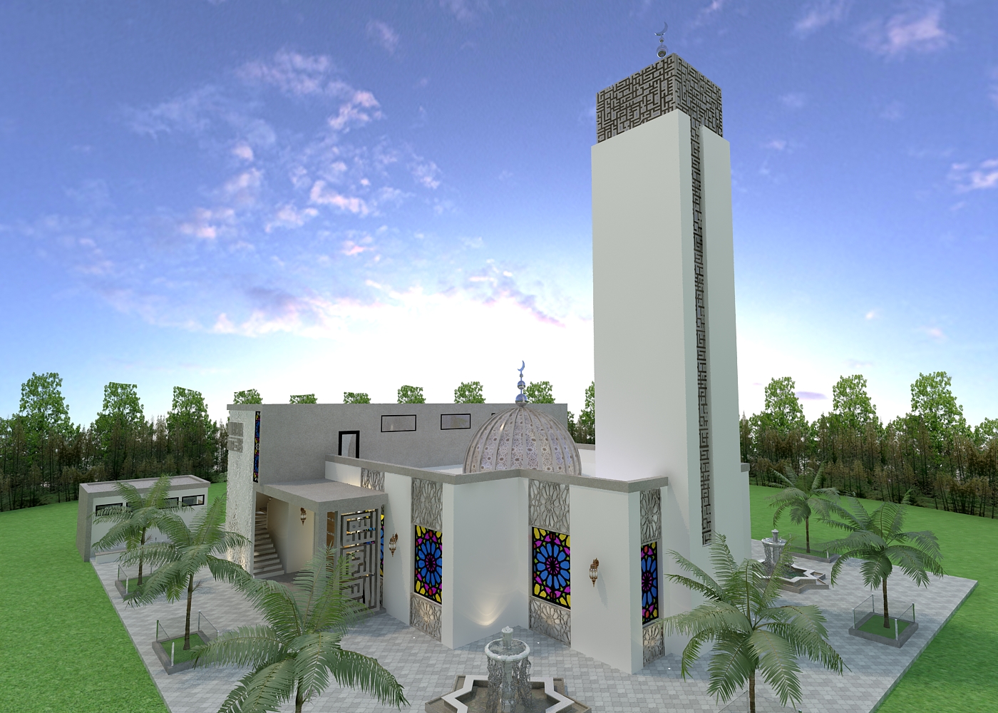 Mosquée – Architecte d’intérieur au Maroc – Aménagement et design intérieur d’espace religieux moderne et fonctionnel