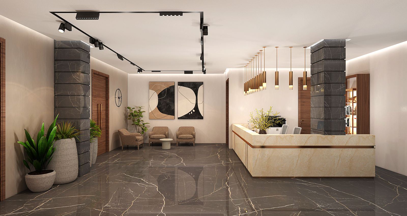 Exelo – Architecte d’intérieur à Casablanca – Aménagement et design intérieur d’espace professionnel moderne et fonctionnel