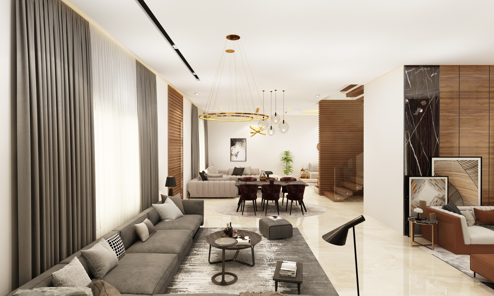 Villa Mr Achik – Architecte d’intérieur à Casablanca – Aménagement et design intérieur résidentiel moderne et élégant