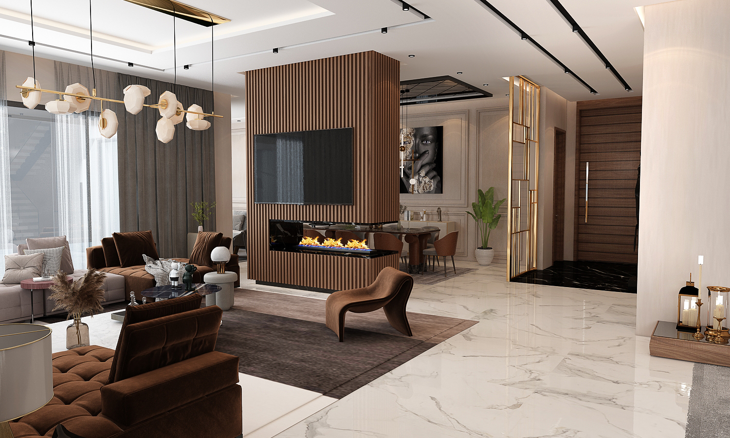 Immeuble Saad – Architecte d’intérieur à Tanger – Conception et aménagement intérieur d’immeuble moderne et fonctionnel