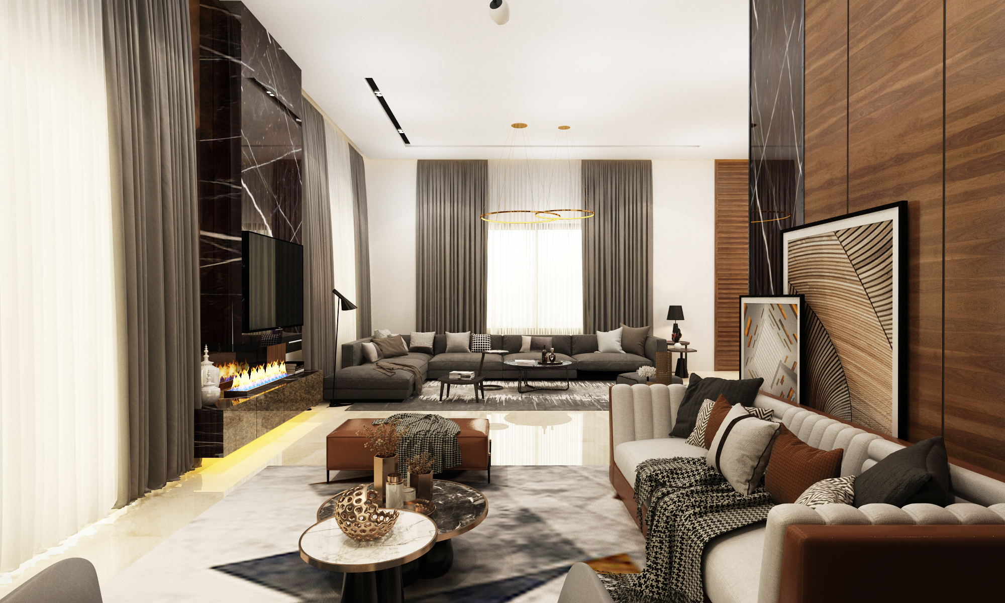 Villa Mr Achik – Architecte d’intérieur à Casablanca – Aménagement et design intérieur résidentiel moderne et élégant