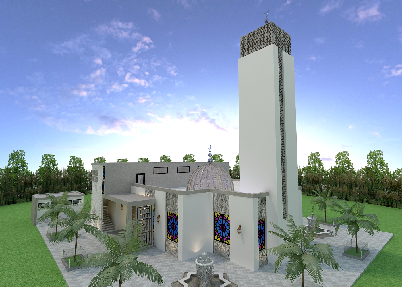 Mosquée – Architecte d’intérieur au Maroc – Aménagement et design intérieur d’espace religieux moderne et fonctionnel