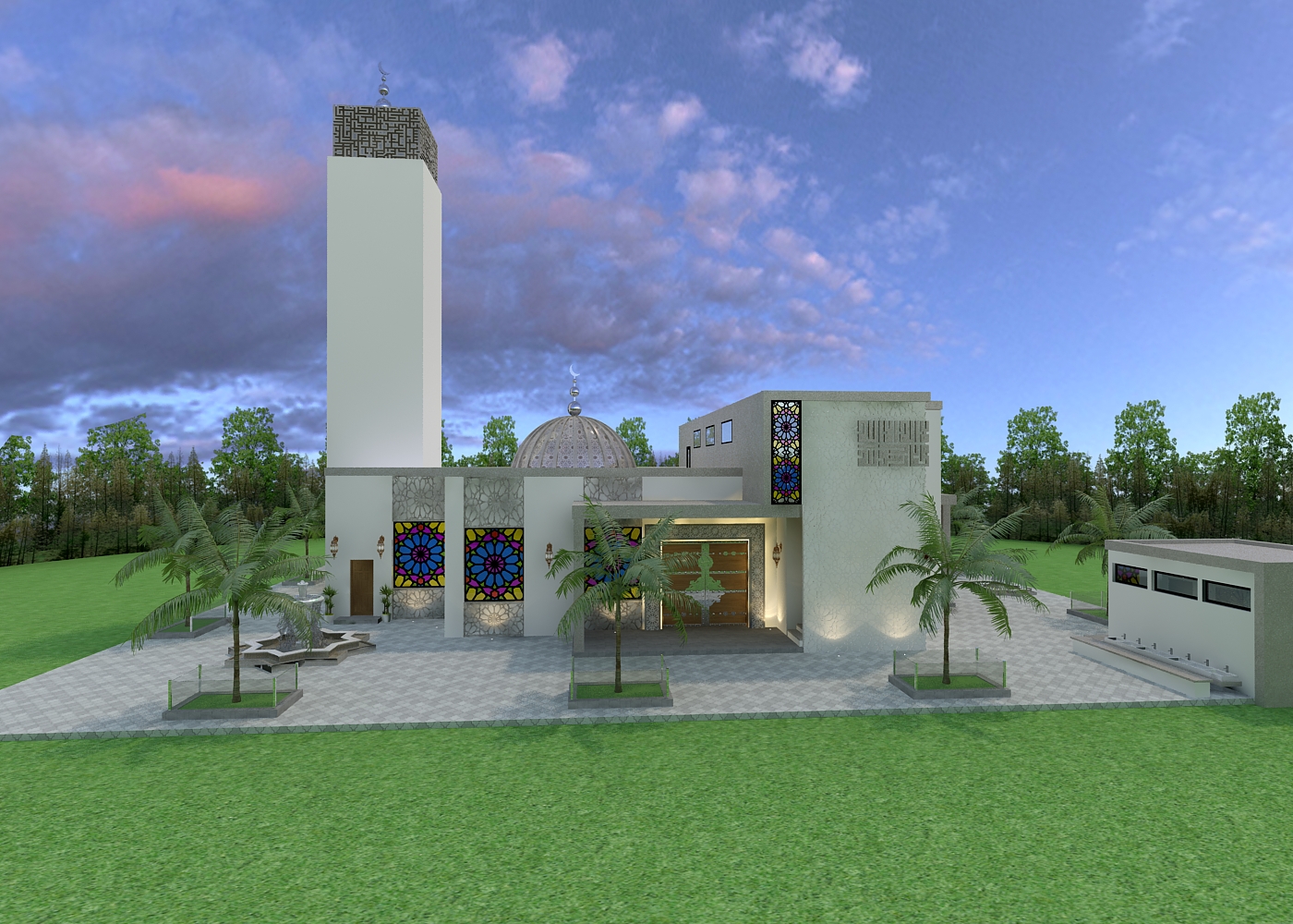 Mosquée – Architecte d’intérieur au Maroc – Aménagement et design intérieur d’espace religieux moderne et fonctionnel