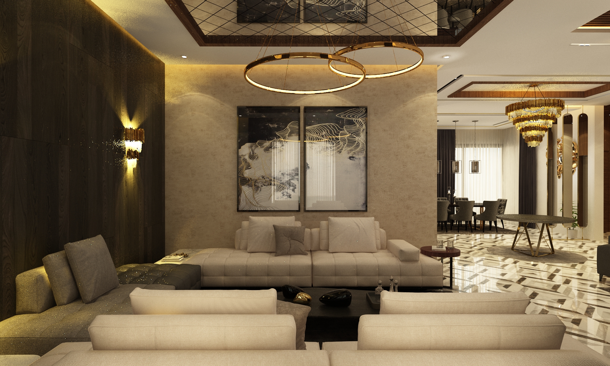 Villa Mourad Saaidi – Architecte d’intérieur à Casablanca – Aménagement et design intérieur résidentiel moderne et élégant