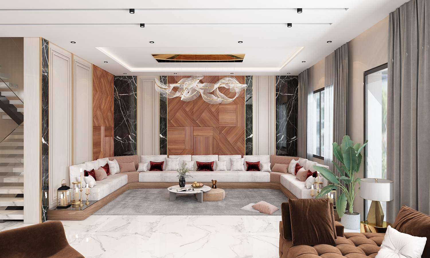 Immeuble Saad – Architecte d’intérieur à Tanger – Conception et aménagement intérieur d’immeuble moderne et fonctionnel