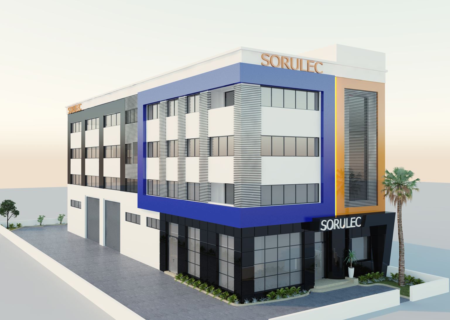 Bureaux SORULEC – Architecte d’intérieur à Casablanca – Aménagement et design intérieur d’espace professionnel moderne et fonctionnel