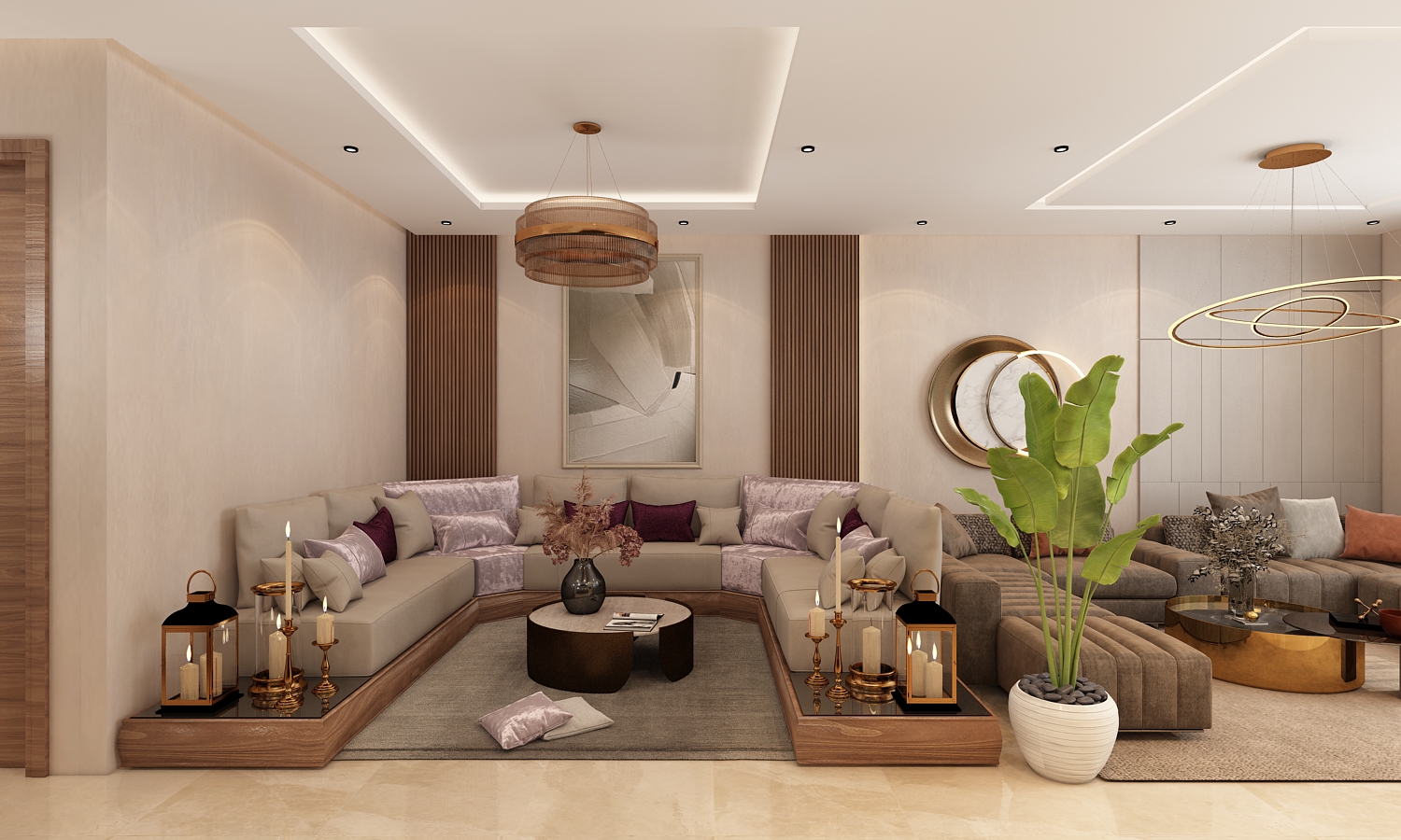 Villa Fatime Zzahra et Yassin – Architecte d’intérieur à Settat – Aménagement et design intérieur résidentiel moderne et élégant