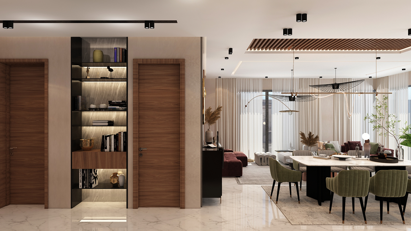 Villa Almaz – Architecte d’intérieur à Casablanca – Aménagement et design intérieur résidentiel moderne et haut de gamme