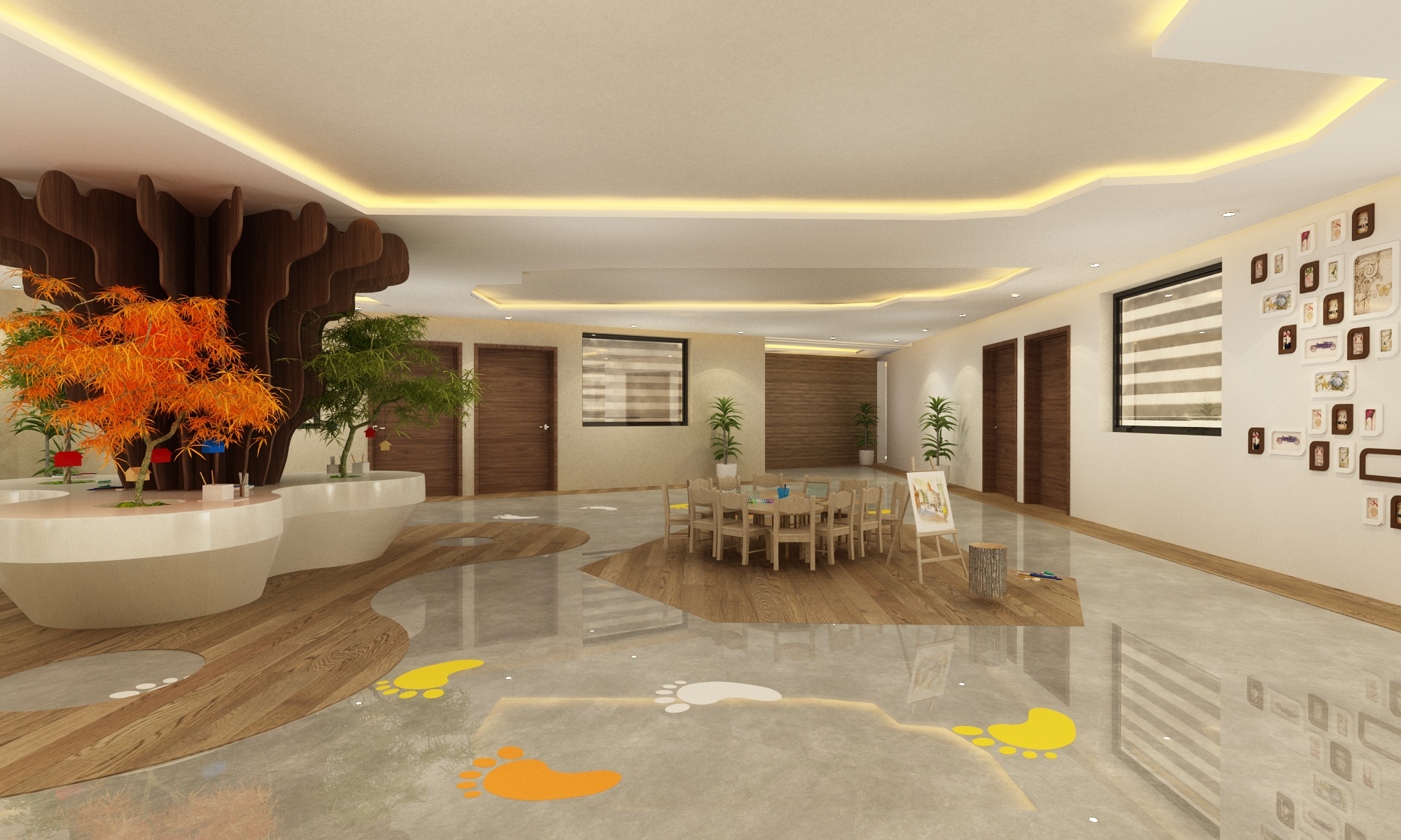 École – Architecte d’intérieur à Casablanca – Aménagement et design intérieur d’espace scolaire moderne et fonctionnel