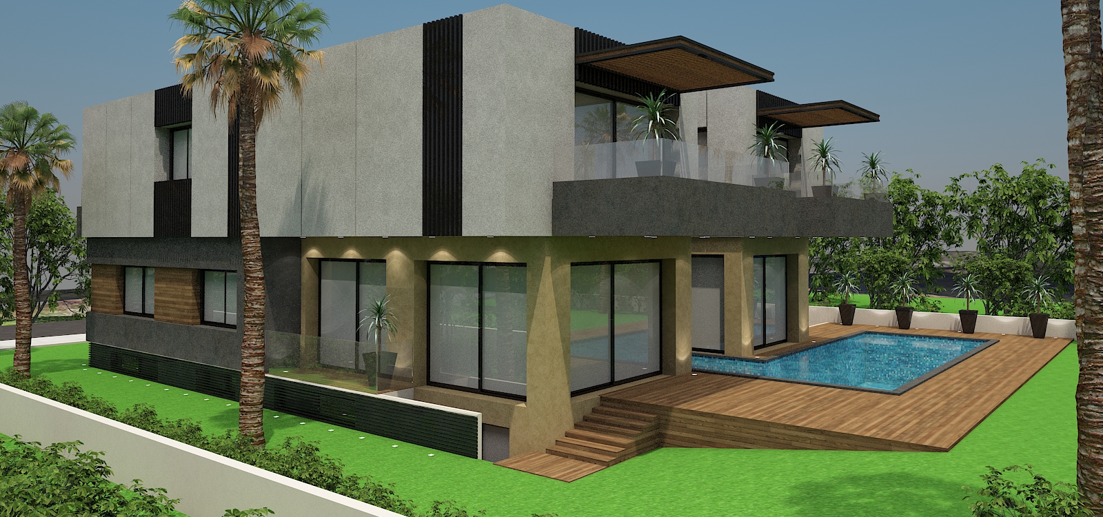 Villa Californie Khalid – Architecte d’intérieur à Casablanca – Aménagement et design intérieur résidentiel haut de gamme dans le quartier Californie