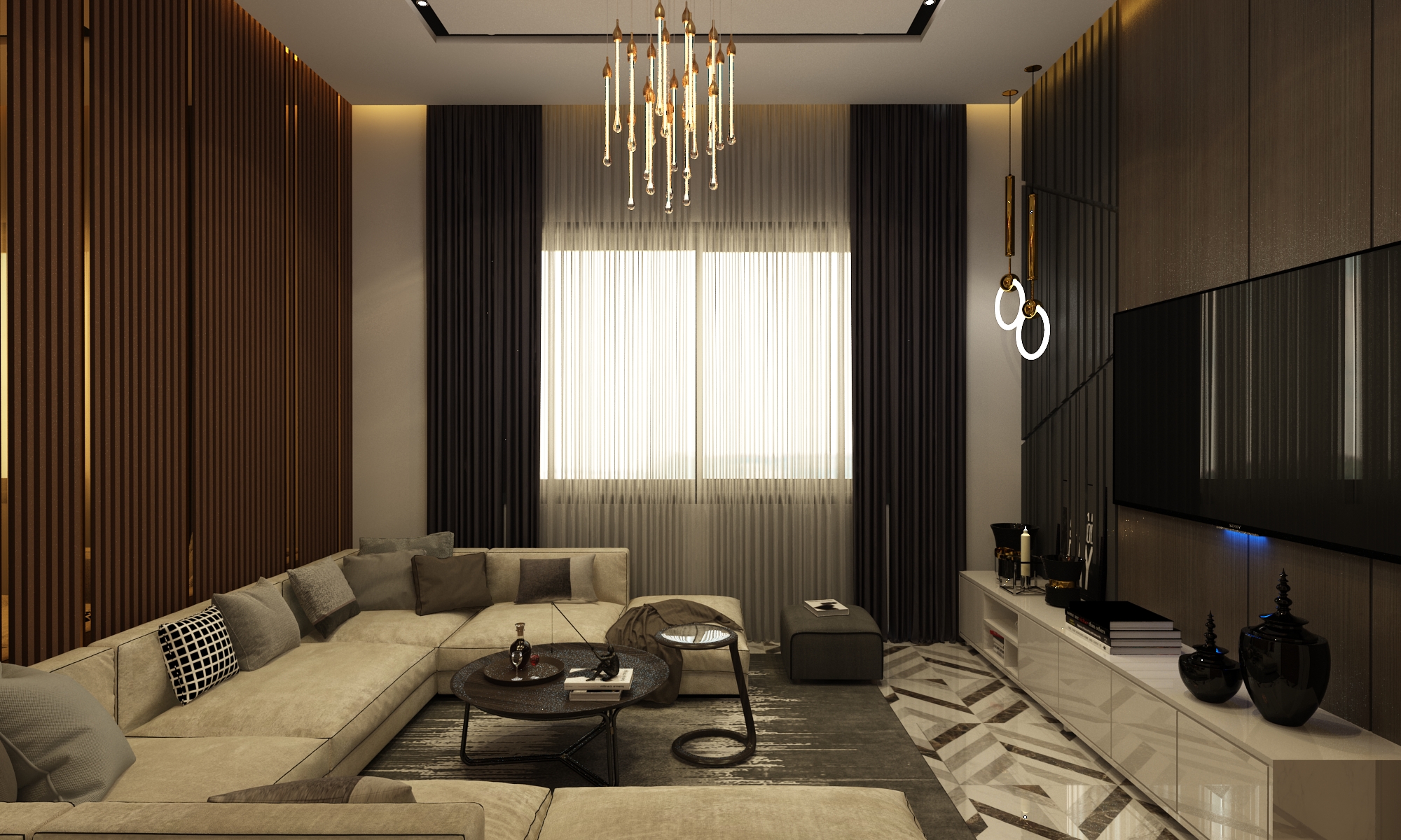 Villa Mourad Saaidi – Architecte d’intérieur à Casablanca – Aménagement et design intérieur résidentiel moderne et élégant