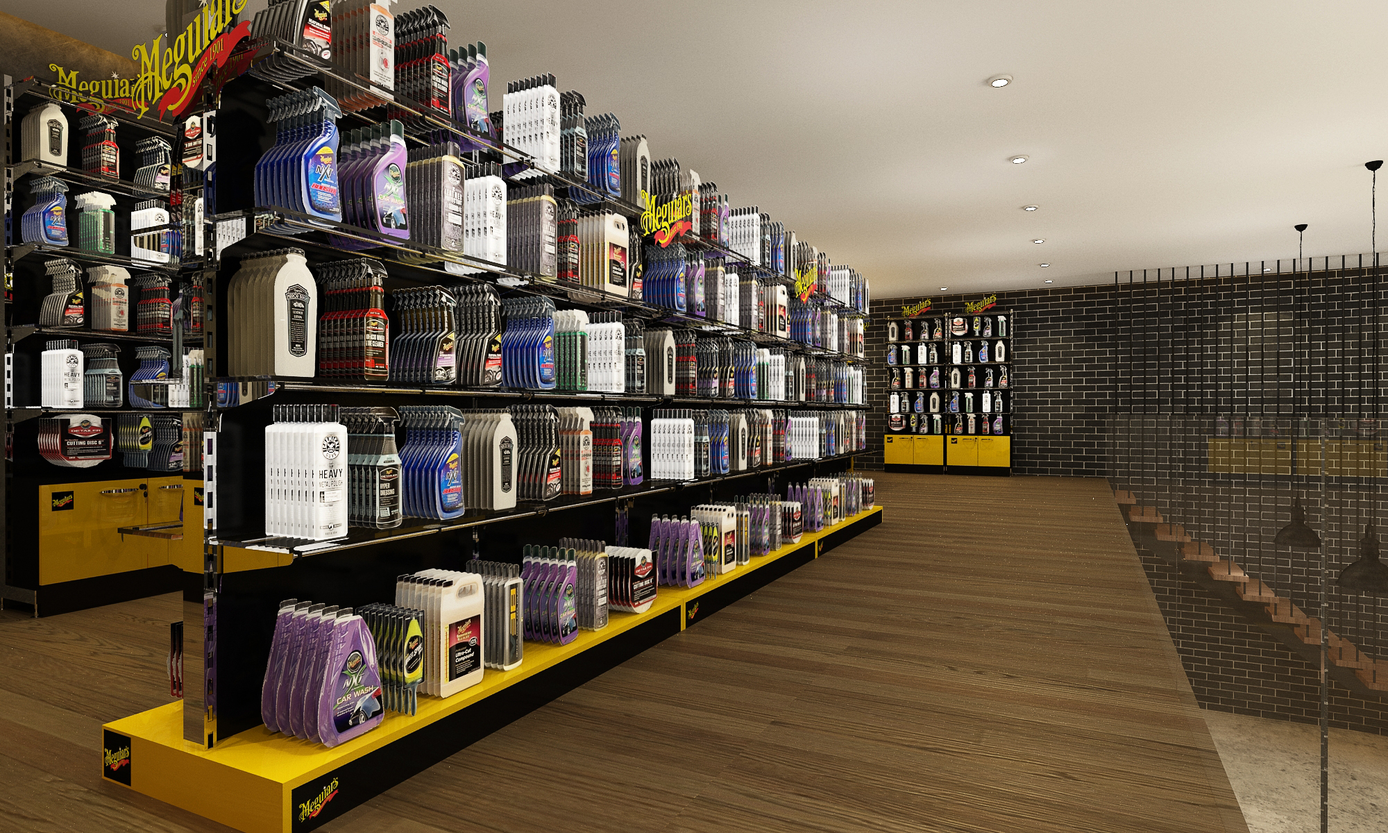 Centre de service Meguair’s – Architecte d’intérieur à Casablanca – Aménagement et design intérieur d’espace professionnel et commercial moderne