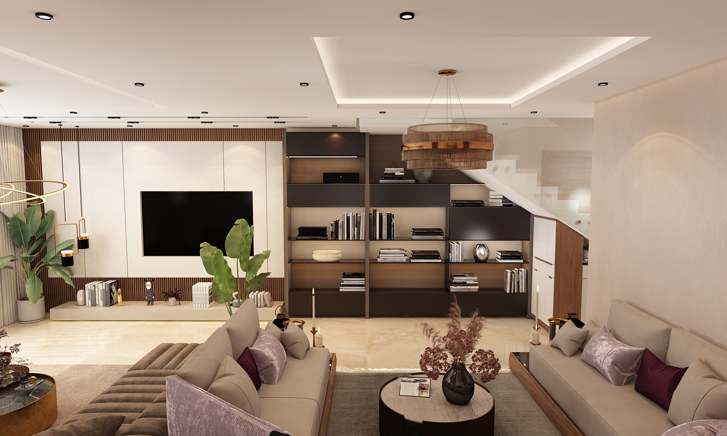 Villa Fatime Zzahra et Yassin – Architecte d’intérieur à Settat – Aménagement et design intérieur résidentiel moderne et élégant