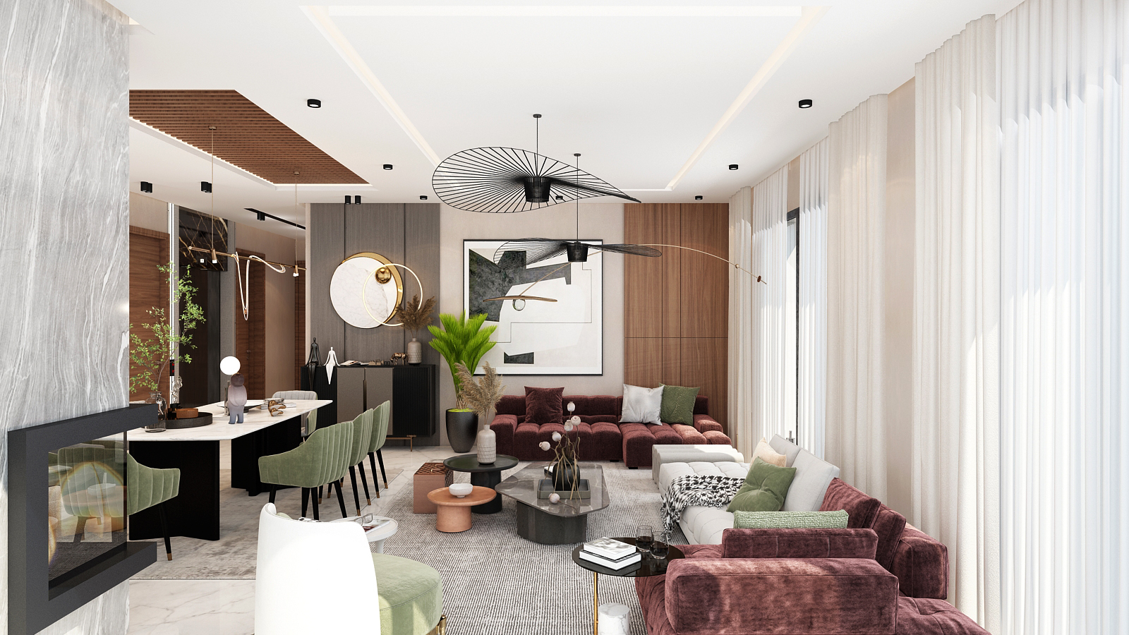 Villa Almaz – Architecte d’intérieur à Casablanca – Aménagement et design intérieur résidentiel moderne et haut de gamme