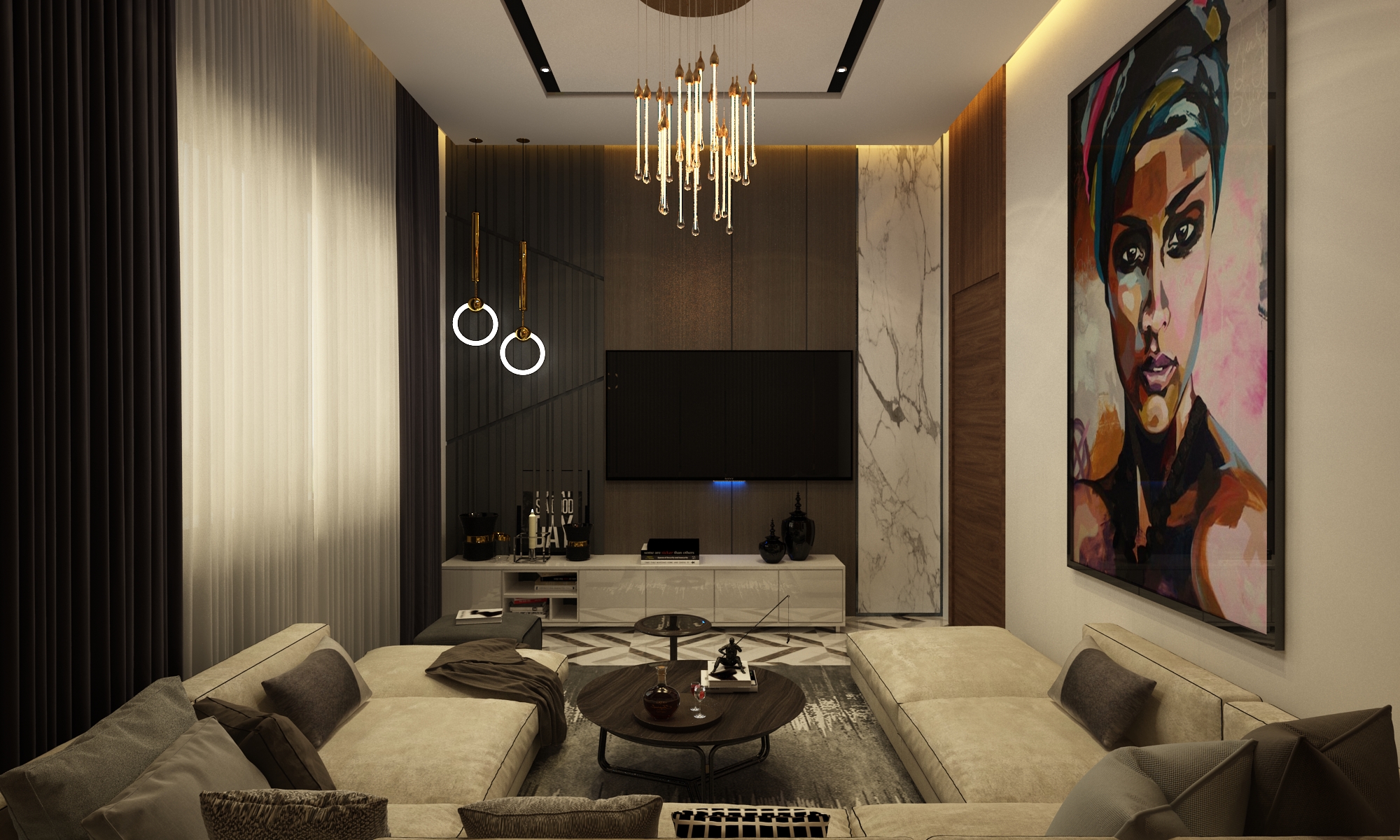 Villa Mourad Saaidi – Architecte d’intérieur à Casablanca – Aménagement et design intérieur résidentiel moderne et élégant