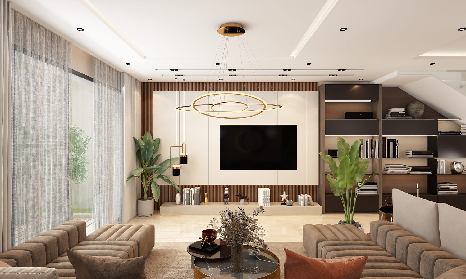 Villa Fatime Zzahra et Yassin – Architecte d’intérieur à Settat – Aménagement et design intérieur résidentiel moderne et élégant