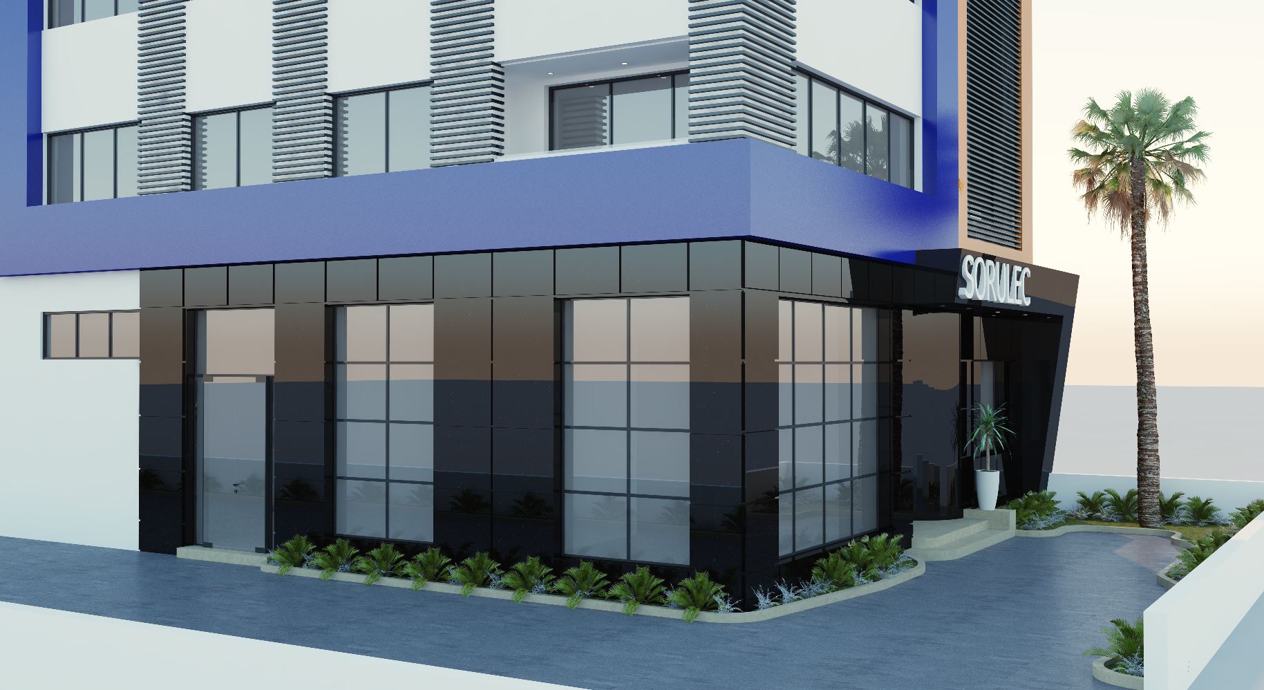 Bureaux SORULEC – Architecte d’intérieur à Casablanca – Aménagement et design intérieur d’espace professionnel moderne et fonctionnel