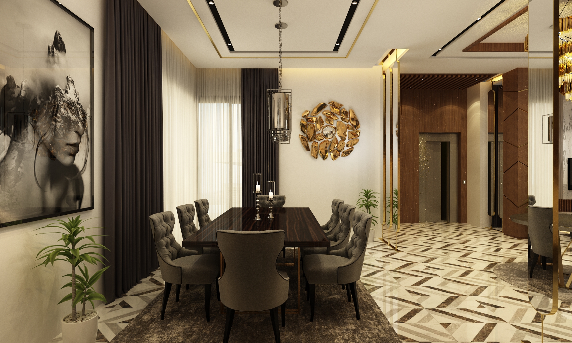 Villa Mourad Saaidi – Architecte d’intérieur à Casablanca – Aménagement et design intérieur résidentiel moderne et élégant