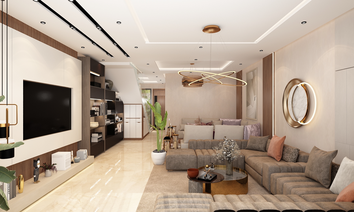 Villa Fatime Zzahra et Yassin – Architecte d’intérieur à Settat – Aménagement et design intérieur résidentiel moderne et élégant