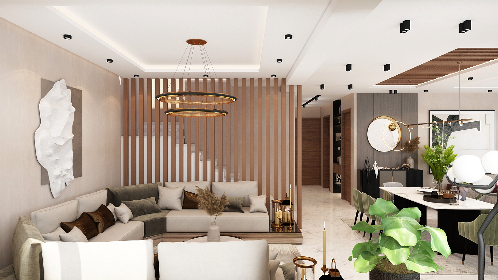 Villa Almaz – Architecte d’intérieur à Casablanca – Aménagement et design intérieur résidentiel moderne et haut de gamme