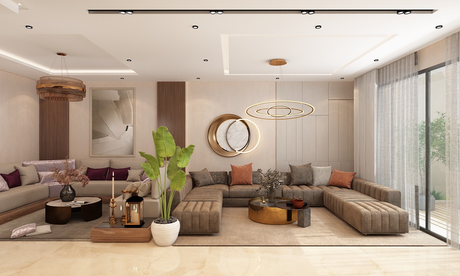 Villa Fatime Zzahra et Yassin – Architecte d’intérieur à Settat – Aménagement et design intérieur résidentiel moderne et élégant