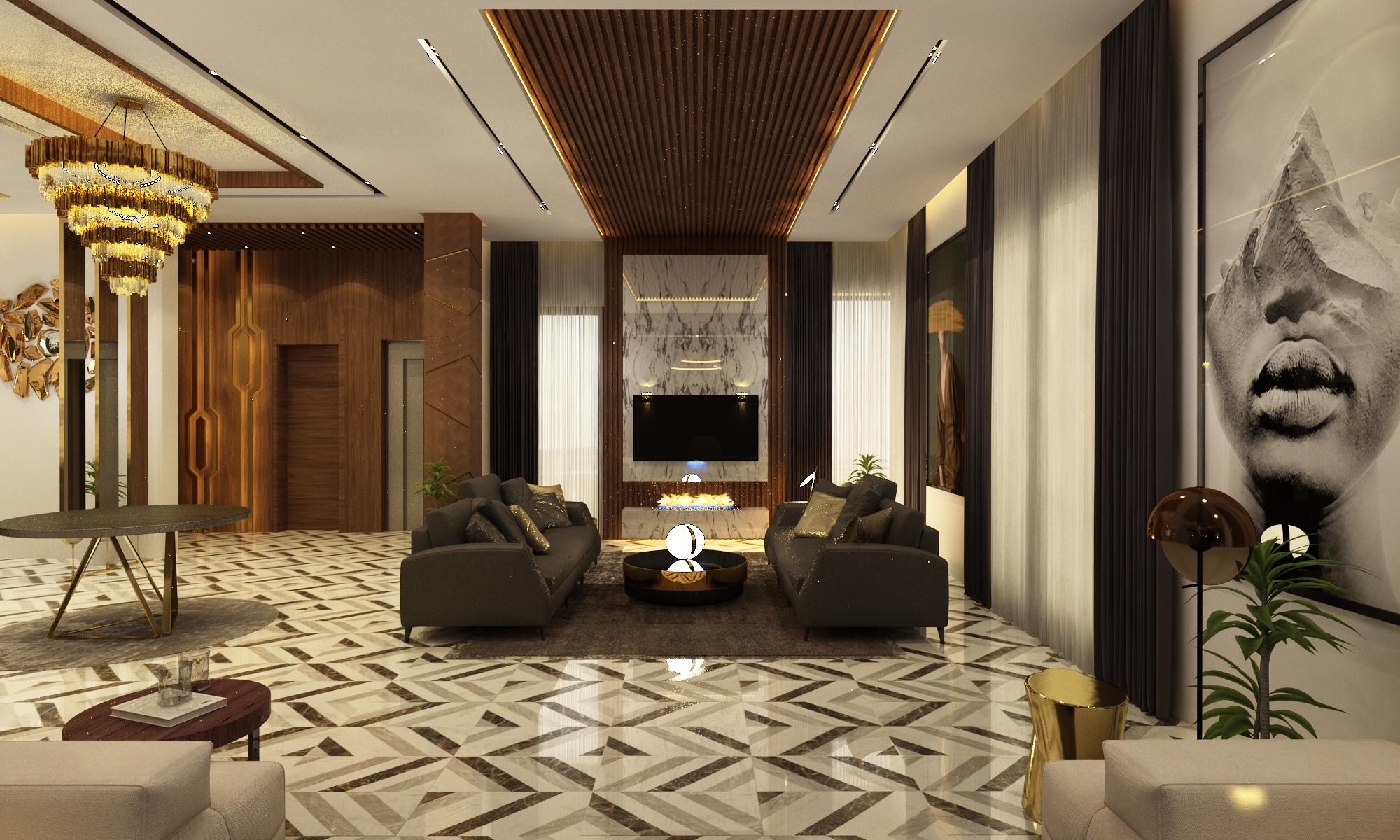 Villa Mourad Saaidi – Architecte d’intérieur à Casablanca – Aménagement et design intérieur résidentiel moderne et élégant