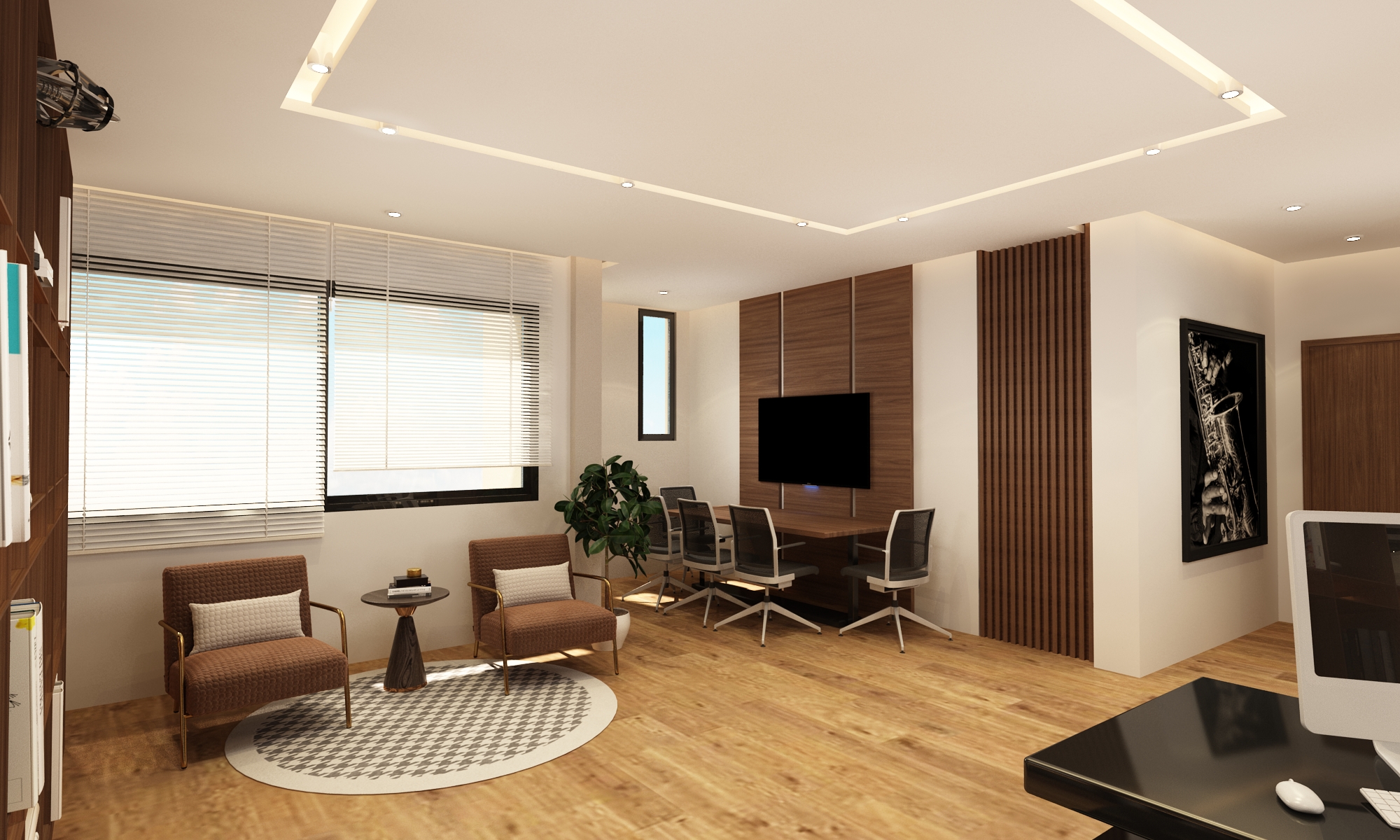 Immeuble Koufa ICOMEL – Architecte d’intérieur à Casablanca – Conception et aménagement intérieur d’immeuble professionnel moderne et fonctionnel