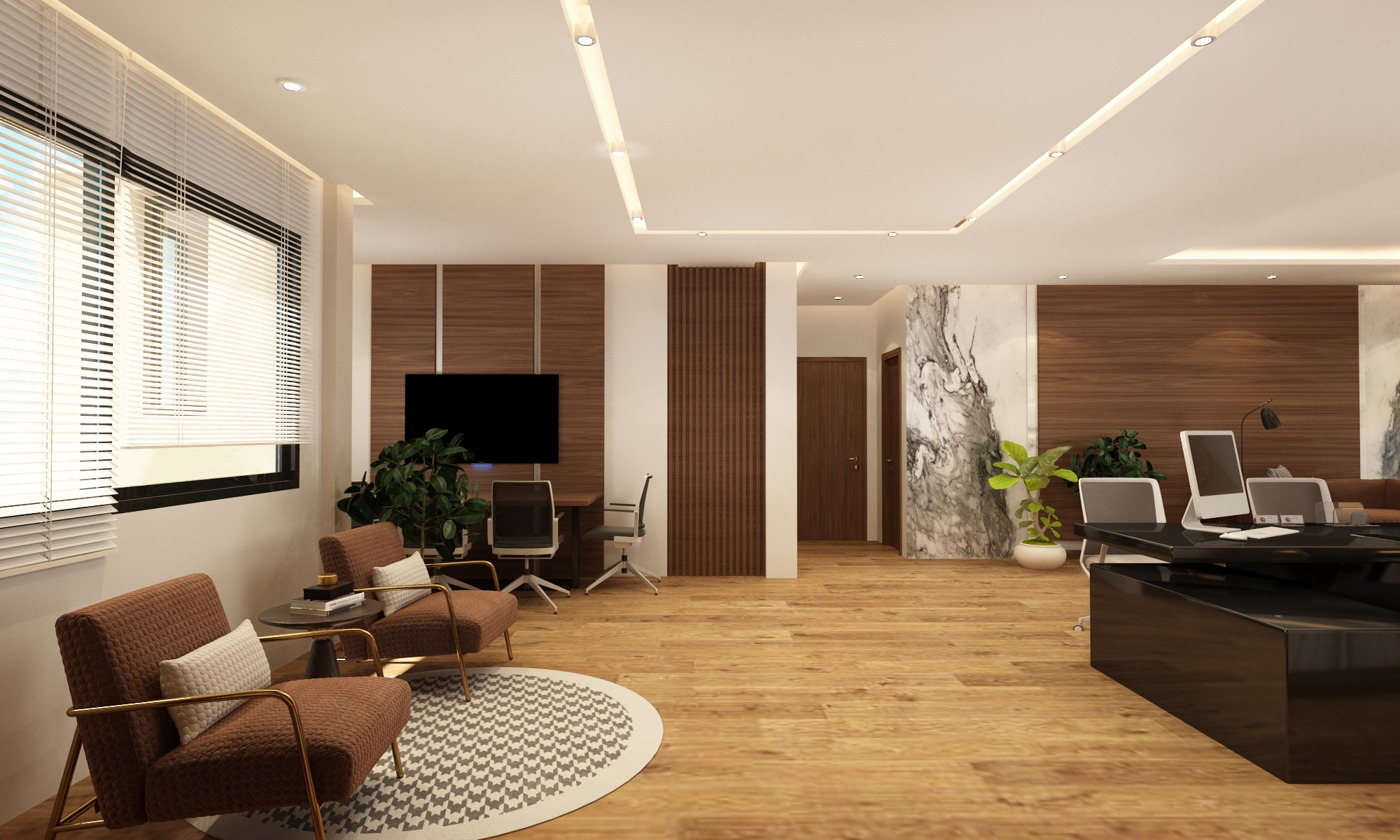 Immeuble Koufa ICOMEL – Architecte d’intérieur à Casablanca – Conception et aménagement intérieur d’immeuble professionnel moderne et fonctionnel