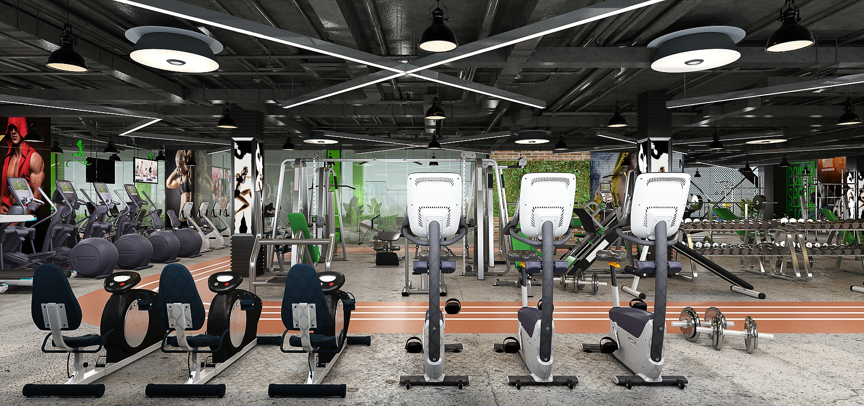 Salle de sport – Architecte d’intérieur à Casablanca – Aménagement et design intérieur d’espace fitness moderne et fonctionnel