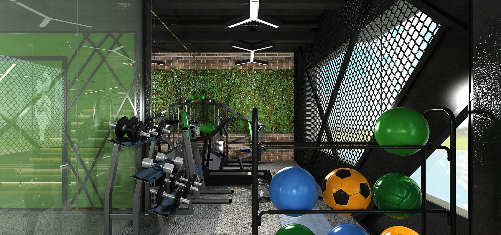 Salle de sport – Architecte d’intérieur à Casablanca – Aménagement et design intérieur d’espace fitness moderne et fonctionnel