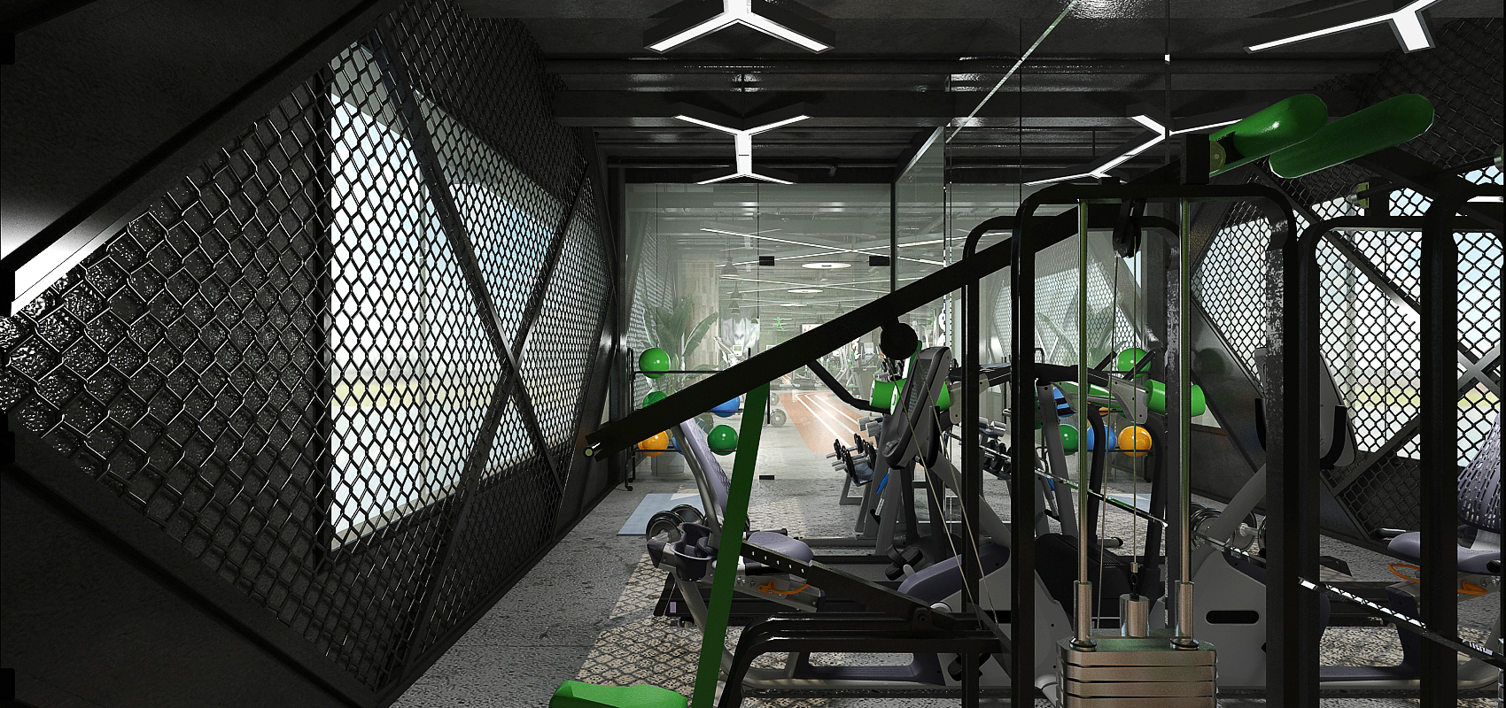 Salle de sport – Architecte d’intérieur à Casablanca – Aménagement et design intérieur d’espace fitness moderne et fonctionnel