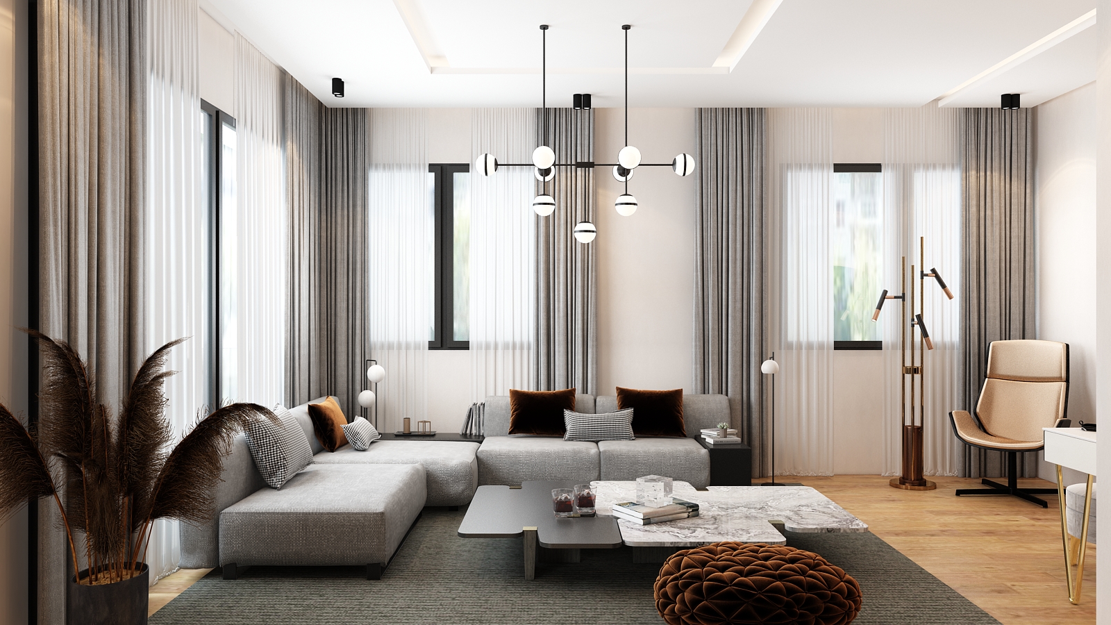 R+2 Fama – Architecte d’intérieur à Casablanca – Conception et aménagement intérieur d’immeuble moderne