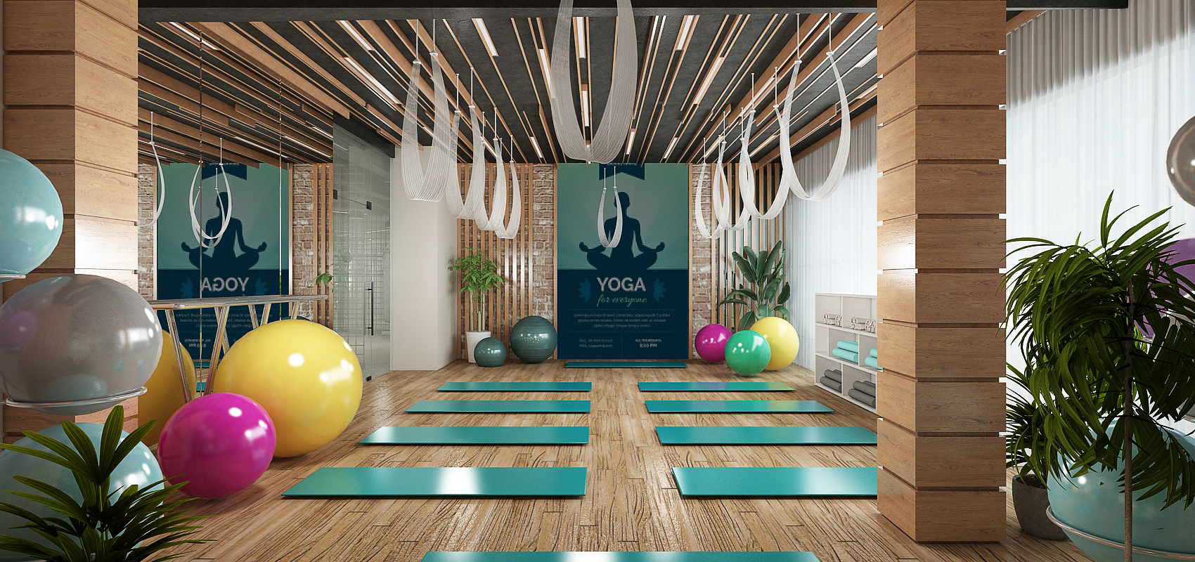 Salle de sport – Architecte d’intérieur à Casablanca – Aménagement et design intérieur d’espace fitness moderne et fonctionnel