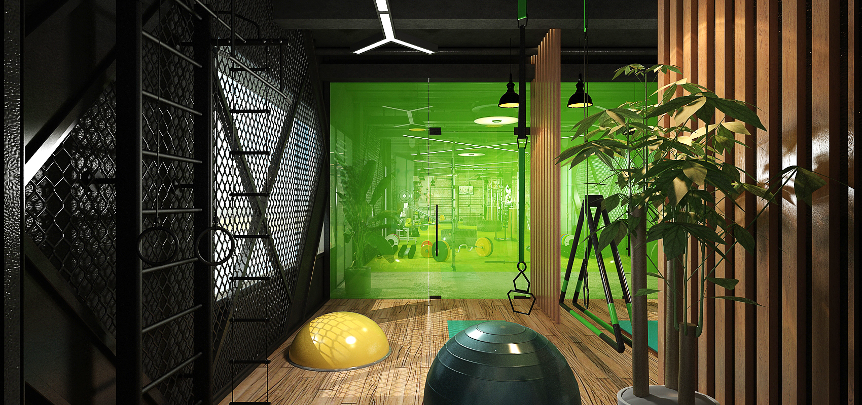 Salle de sport – Architecte d’intérieur à Casablanca – Aménagement et design intérieur d’espace fitness moderne et fonctionnel