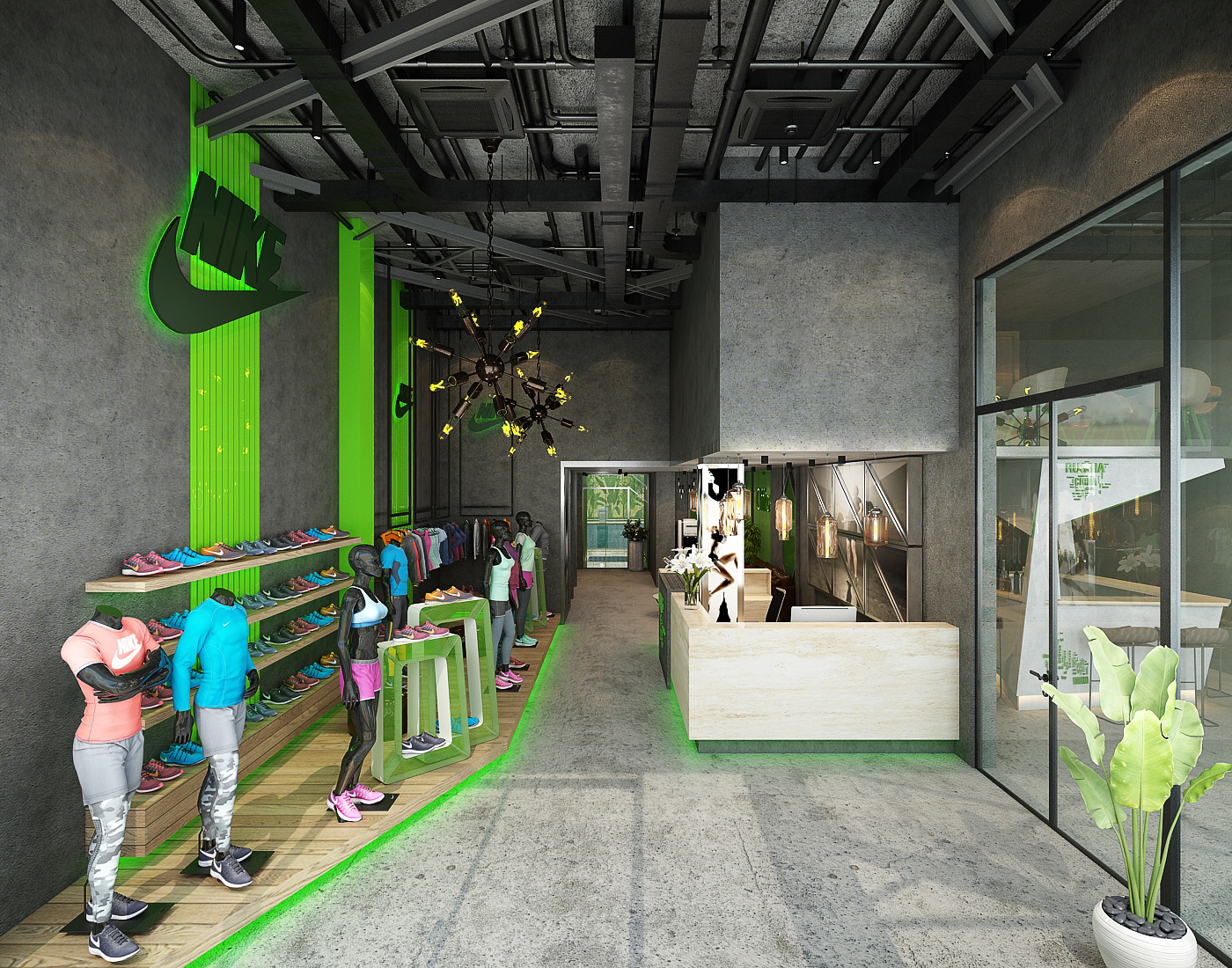 Salle de sport – Architecte d’intérieur à Casablanca – Aménagement et design intérieur d’espace fitness moderne et fonctionnel