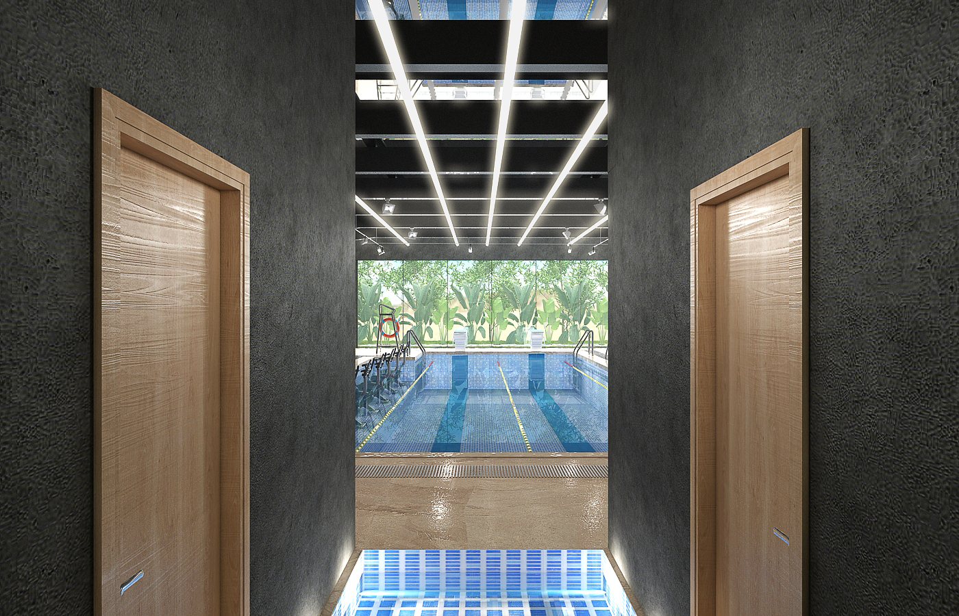 Salle de sport – Architecte d’intérieur à Casablanca – Aménagement et design intérieur d’espace fitness moderne et fonctionnel