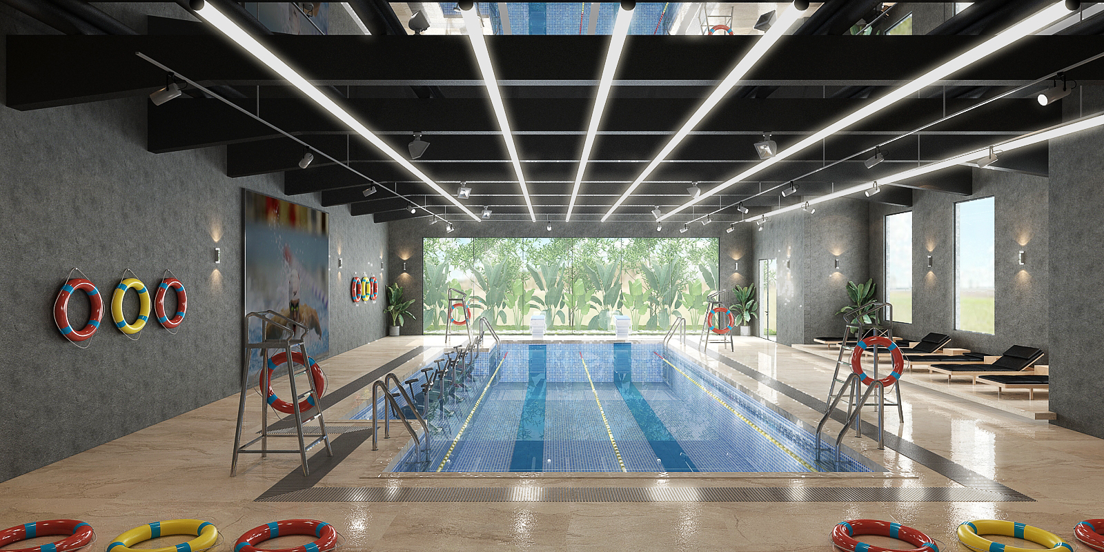 Salle de sport – Architecte d’intérieur à Casablanca – Aménagement et design intérieur d’espace fitness moderne et fonctionnel