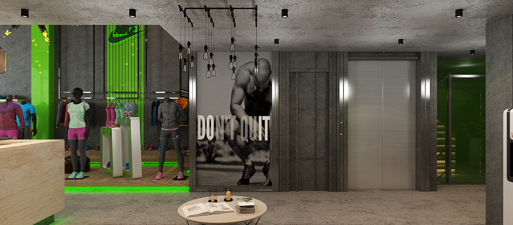 Salle de sport – Architecte d’intérieur à Casablanca – Aménagement et design intérieur d’espace fitness moderne et fonctionnel